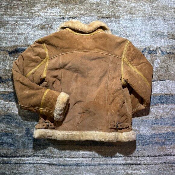 Vintage Protocol USA Faux Shearling Suede Jacket (XXL) - Picture 4 of 4